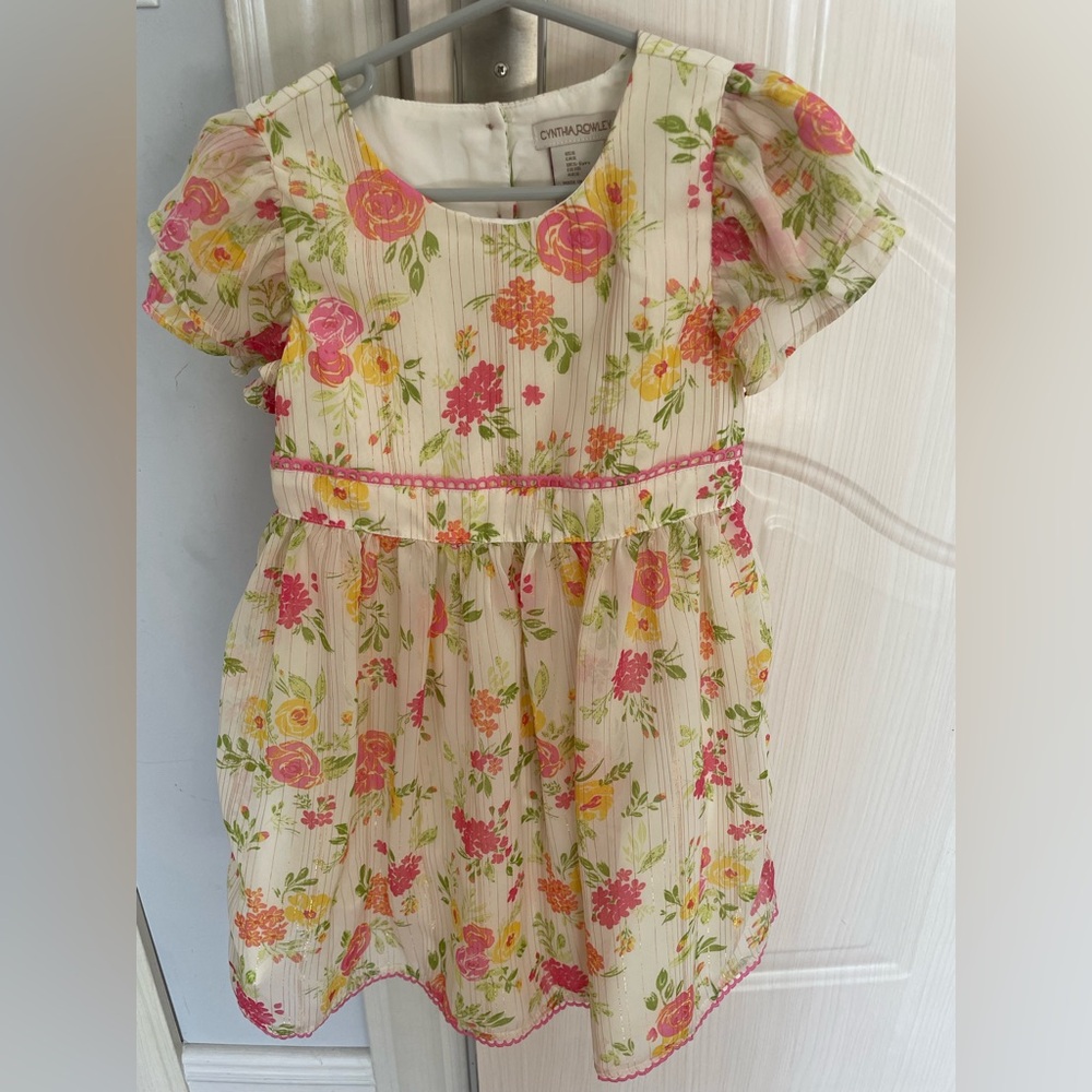 Cynthia Rowley Floral Little Girl Dress